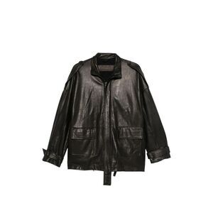 Giorgio Brato Black Jackets - Leather Jackets Women